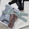 Cotton Crotch Lace Strap Panties Low Waist See Through Briefs Fashion Lace Mesh Thongs  Daily
