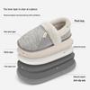 Thickened Cotton Winter Slippers: Non-slip, Wearable Warmth for Men & Women, Soft Sole, Fur-lined, Home & Outdoor Use