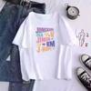 Lässiges Mode Top Y2k Top Damenbekleidung Bedrucktes Damen T-Shirt Jungkook Jin Kurzärmelig