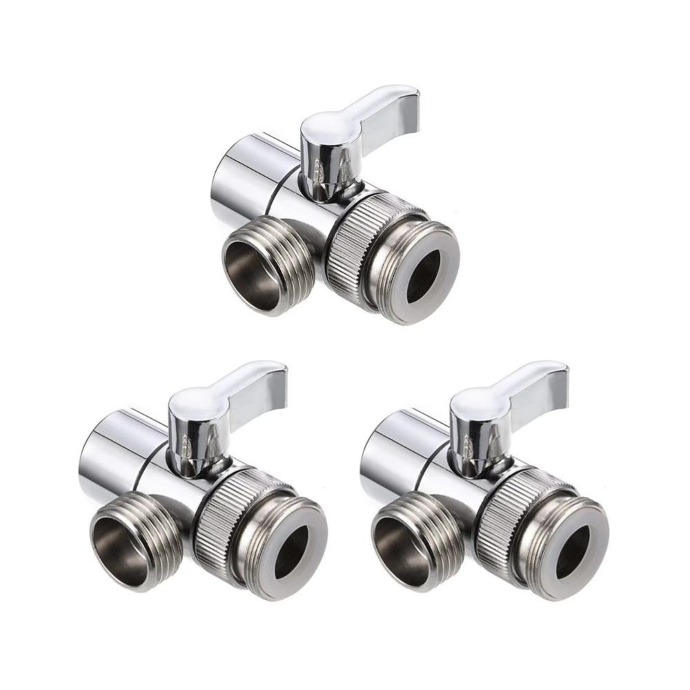 Switch Faucet Adapter Water Tap Connector Sink Splitter Diverter Valve Leak-Proof Faucet Connector for Toilet Bathroom Kitchen