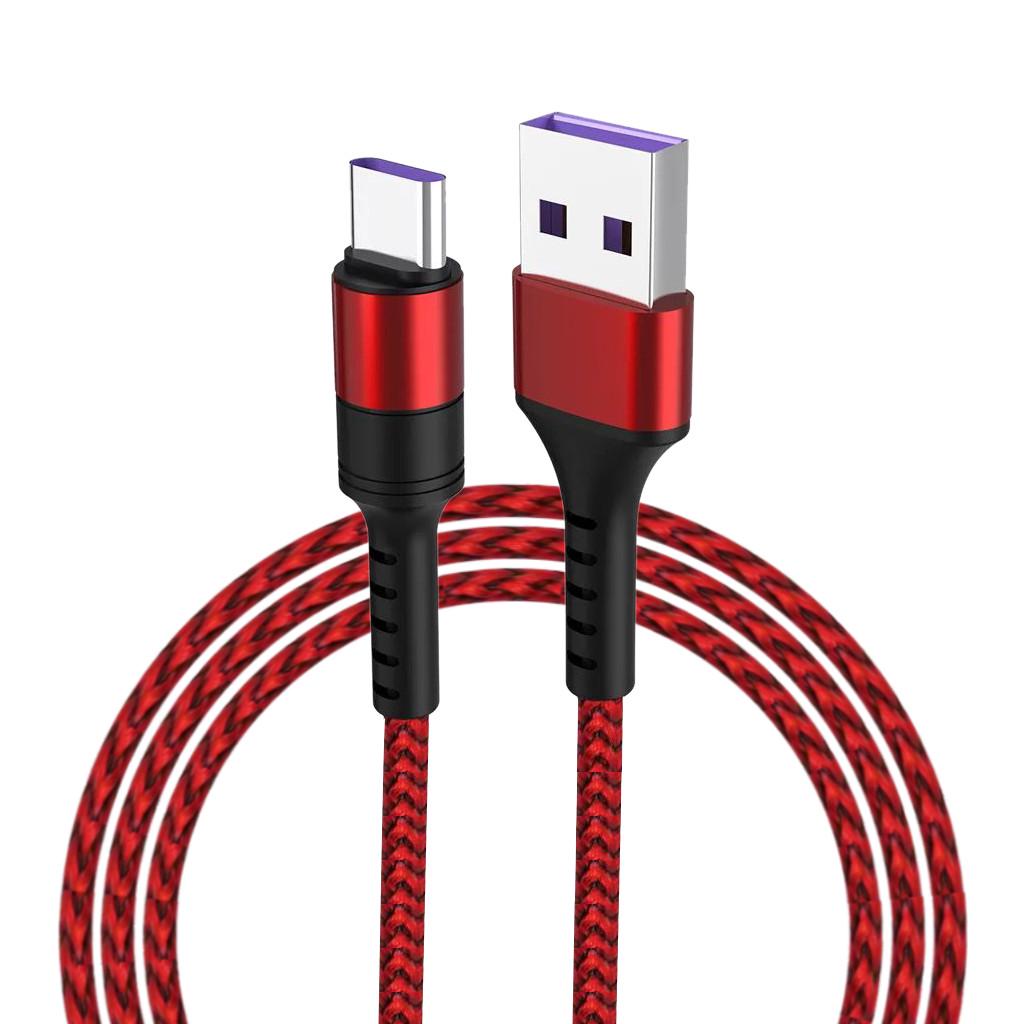 5A High Fast Charge USB 3.0  type C Charging Nylon Cable for  For 