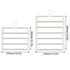 Stainless Steel Trousers Clip Foldable Closet Organizer Durable Hangers