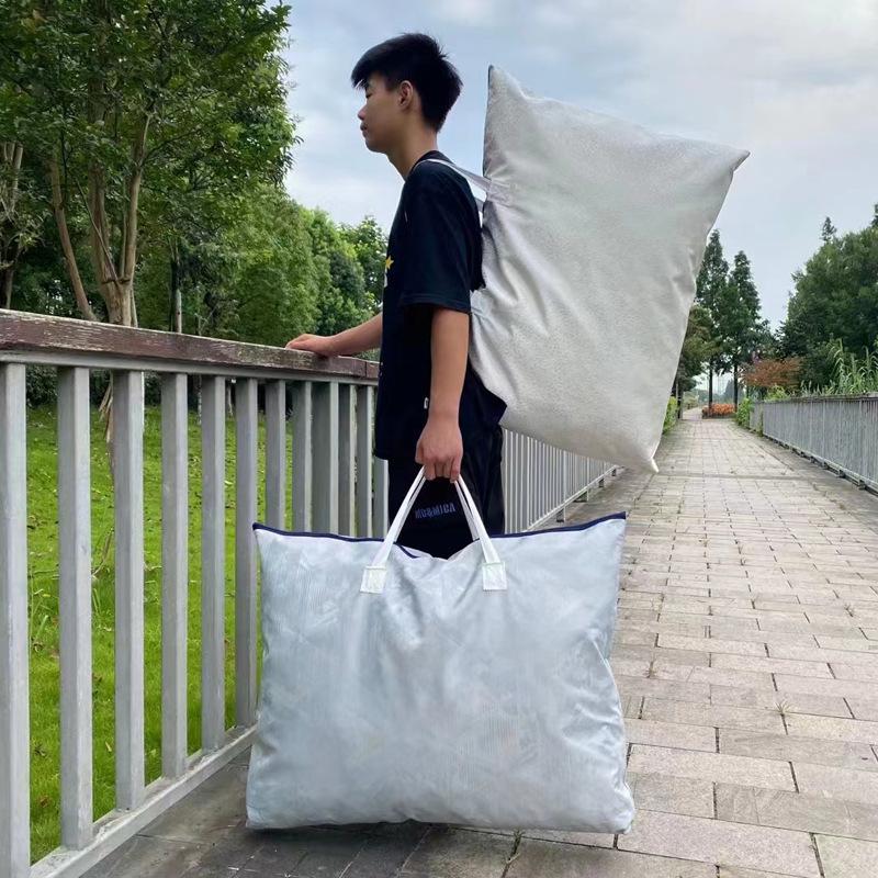 Large Dustproof Quilt Storage & Moving Bag - Portable, Durable, Thickened Cotton Fabric