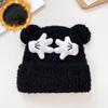 Funny Palm Knitted Hat, Children's Autumn and Winter Thickened Warm Wool Hat, Small Face, Ear Protection Hat, Cold-proof Baotou Hat