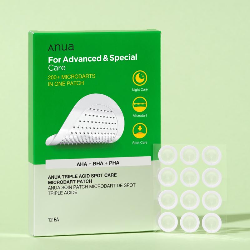 [Anua] Triple Acid Spot Care Microdart Patch 53mg*12EA