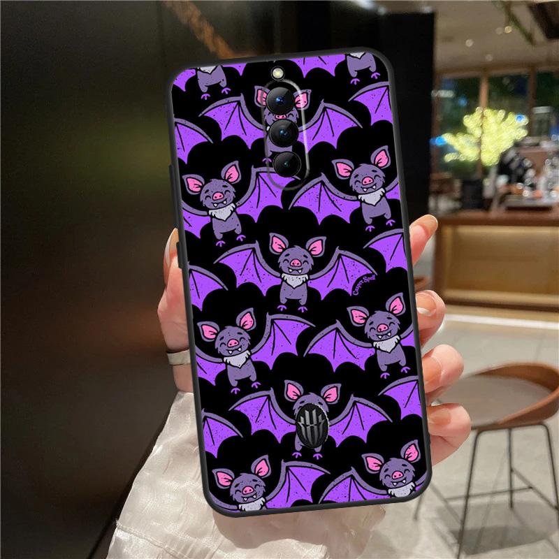 Halloween Vampire Bats Case For ZTE Nubia Red Magic 11 10 9 8 8S 9S 10S Pro Plus 6 7 6S 7S For RedMagic 10 Air Cover