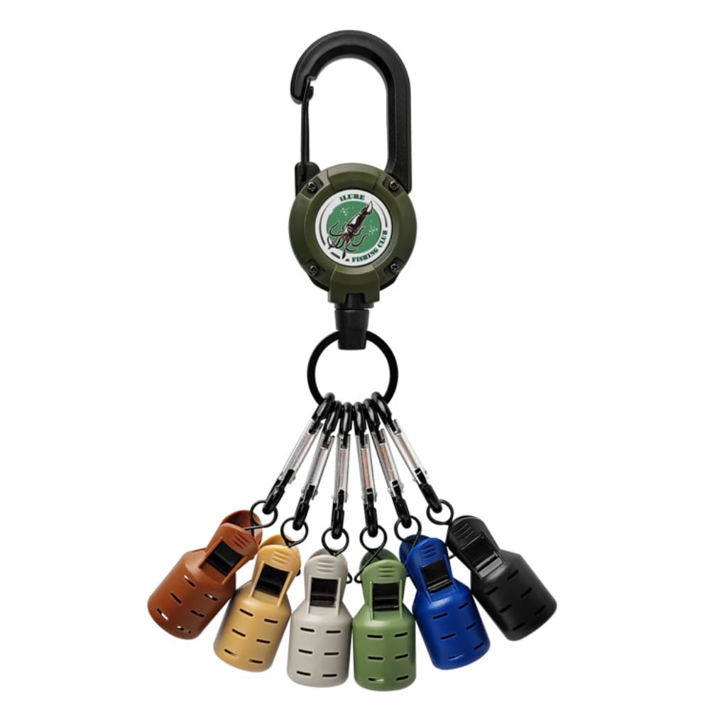 

Egi Squid Carabiner Egi Hook Cover with Carabiner [ideastore] Holder, Case, Protection, (Khaki)