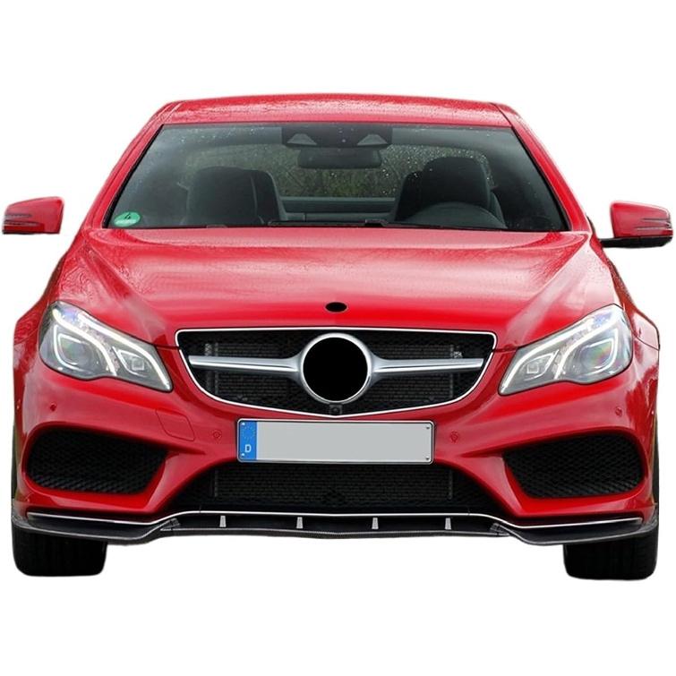 Compatible for Mercedes Benz EClass E Coupe C207 AMG Front Bumper Lip Spoiler Splitter Body Kit Rear Diffuser 2013 2014 2015 2016(Bright Black)