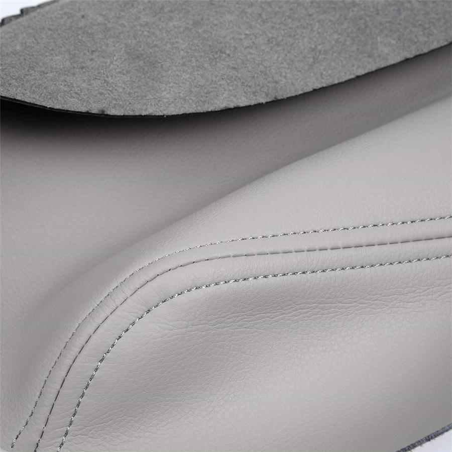 Console Lid Armrest Cover Fits For Toyota Highlander 2008-2013 Gray Leather