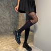 Sexy Lingerie Women Tights Thigh High Stockings Pantyhose Jk Girls Plaid Body Stockings Lower Knee Patchwork Sheer Black Tights