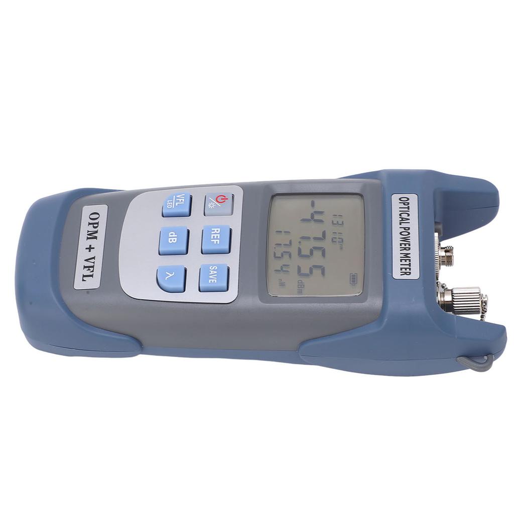 Optical Power Meter Calibration Function Fast Accurate Fiber Cable Detector with LED Light 30KM 30MW ‑70 To +10dbm