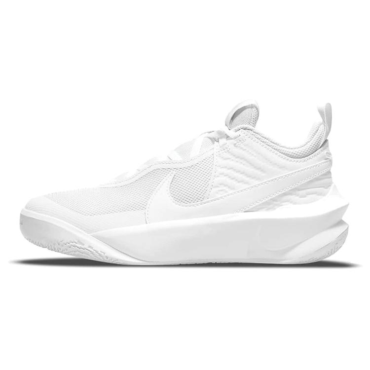 

New Nike Team Hustle D 10 Kids Basketball Shoes Grade School CW6735-101 38.5