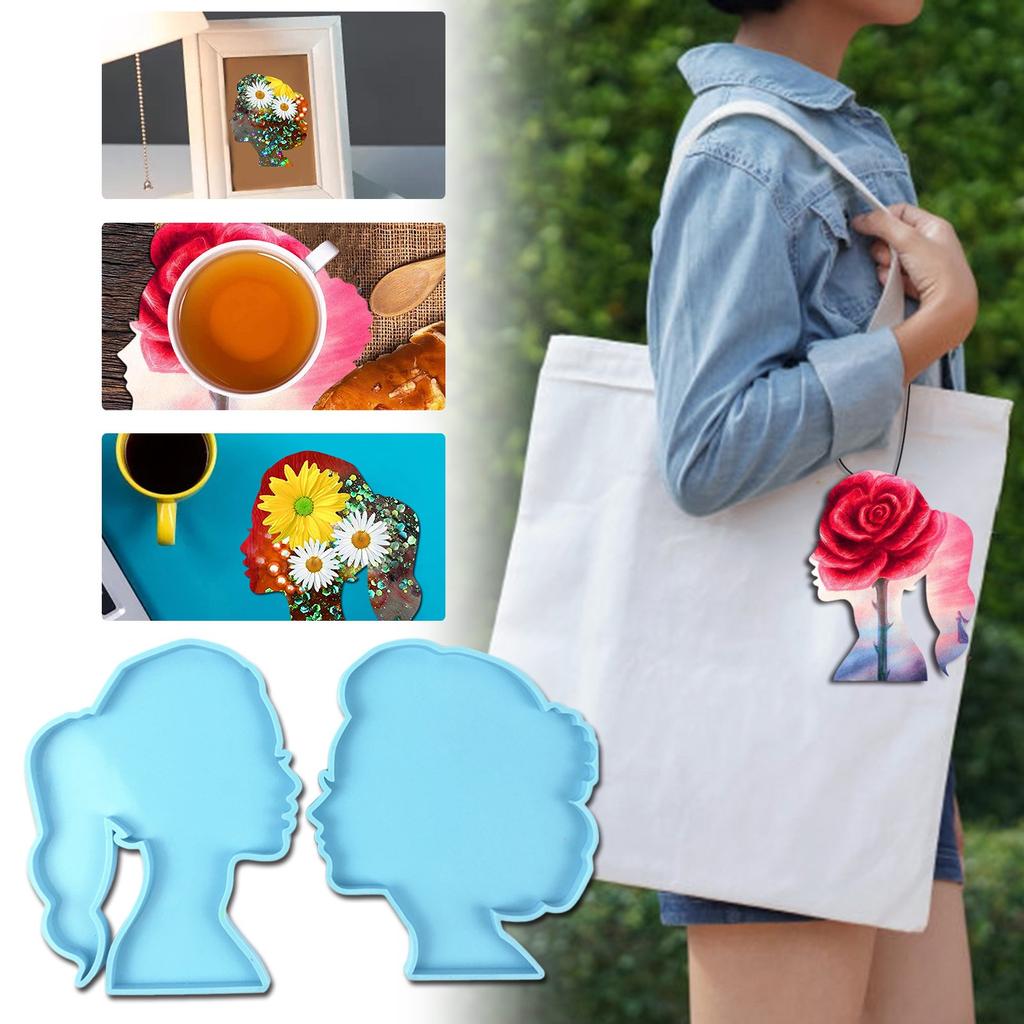 Женская форма из силиконовой смолы, большой инструмент для создания ...