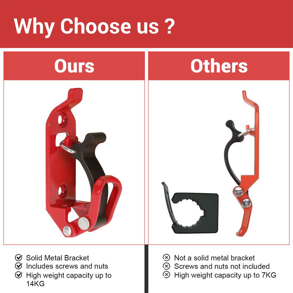 Shovel Mount Kit - 4pcs - Metal Rubber Clamp For Roof Rack Holder