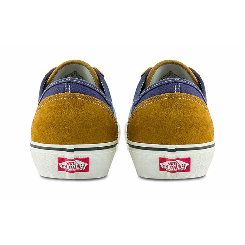 Vans Style 36 Splicing Contrasting Colors Low Tops Casual Skateboarding Shoes Unisex Navy Blue Yellow Vans VN0A5HYRA0S