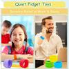 6-Piece Set Textured Surface Sensory Fidget Toys Textured Silicone Sensory Toys  Special Needs