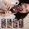 Game P-Persona 5 Cool Black Silicone Hard Plastic Phone Case For Iphone 17 Air 16 15 14 13 12 11 Pro Max PC TPU