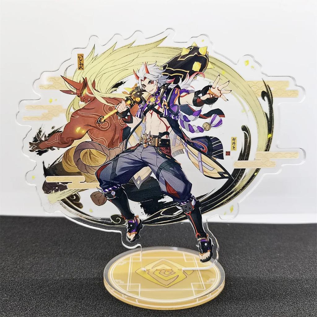 Anime Wanderer Faruzan Cyno Nahida Acrylic Stand Keychain Vertical Creative Desktop Ornament Game Accessories