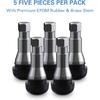 CKAuto TR413AC Chrome Rubber Snap-In Tire Valve Stems (5 Pack)