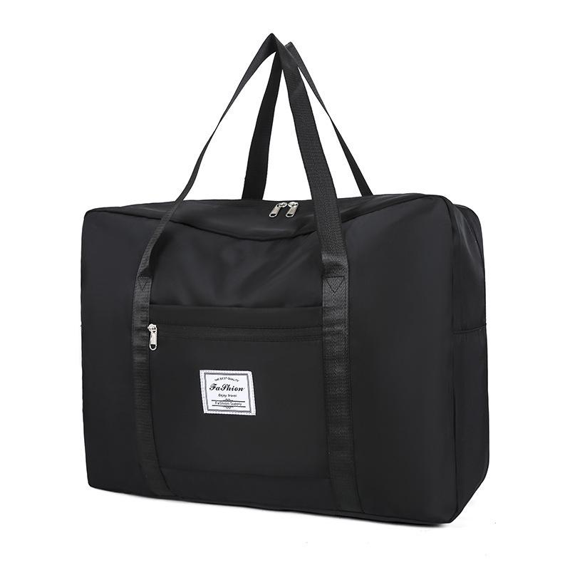 

Unisex Lightweight Foldable Travel Duffle Bag - Large Capacity for Short Trips 36*14*29CM Small чёрный
