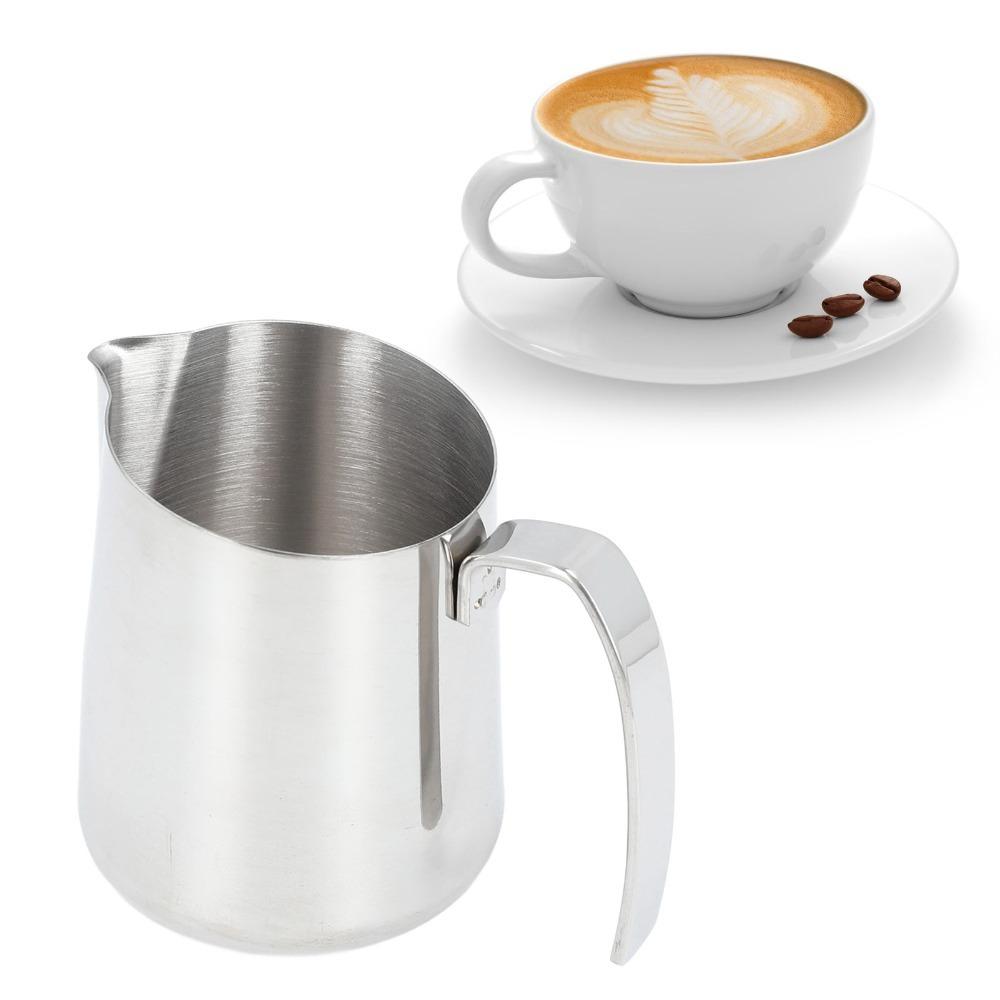Clear Scale Coffee Steaming Pitcher Slant Spout Latte Art Pitcher Cappuccino Making