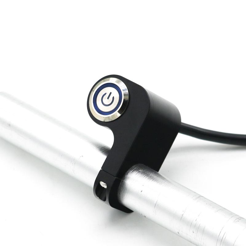 LMoDri 12v 16A Waterproof Motorcycle ATV 7/8inch Handlebar Button Switch Headlight Hazard Brake Fog Light ON Off