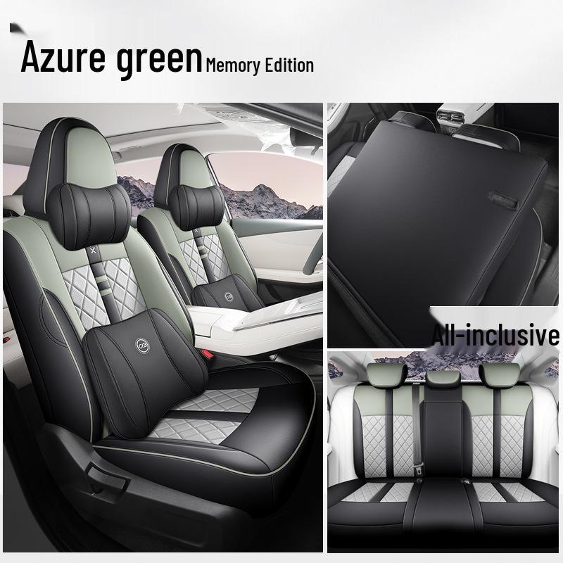 Universal Full Leather Car Seat Cushion for Aion SMAX - All-Season Comfort