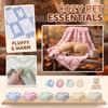 Warm Flannel Pet Blanket - Machine Soft Throw for Cats and Dogs, Pattern