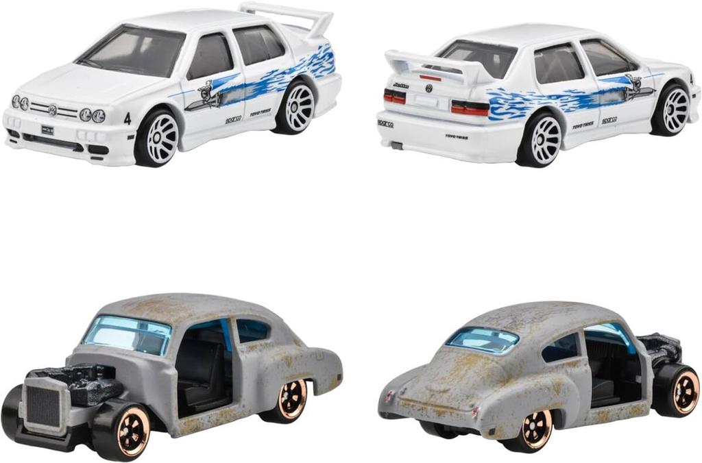 Hot Wheels 2024 Fast Furious Pack and & 10-Car Honda, Mazda, Porsche, Jetta, Hummer, Lykan, Fleetline, more.