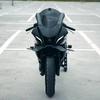 For YAMAHA R7 2022-2025 Motorcycle Beak Winglet Downforce Naked ABS Plastic Frontal Spoilers Front Lower Lip Spoiler Fixed Wing