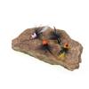 #10 Foam Popper Flies Fly Fishing Lures, Floating Topwater Dry Flies Bugs for Bass Trout Panfish Sunfish Saltwater Freshwater Bait Tackle