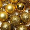 24Pcs Christmas Tree Balls Decor Ornament Xmas Party Decorations Glitter Balls  Festival Supplies