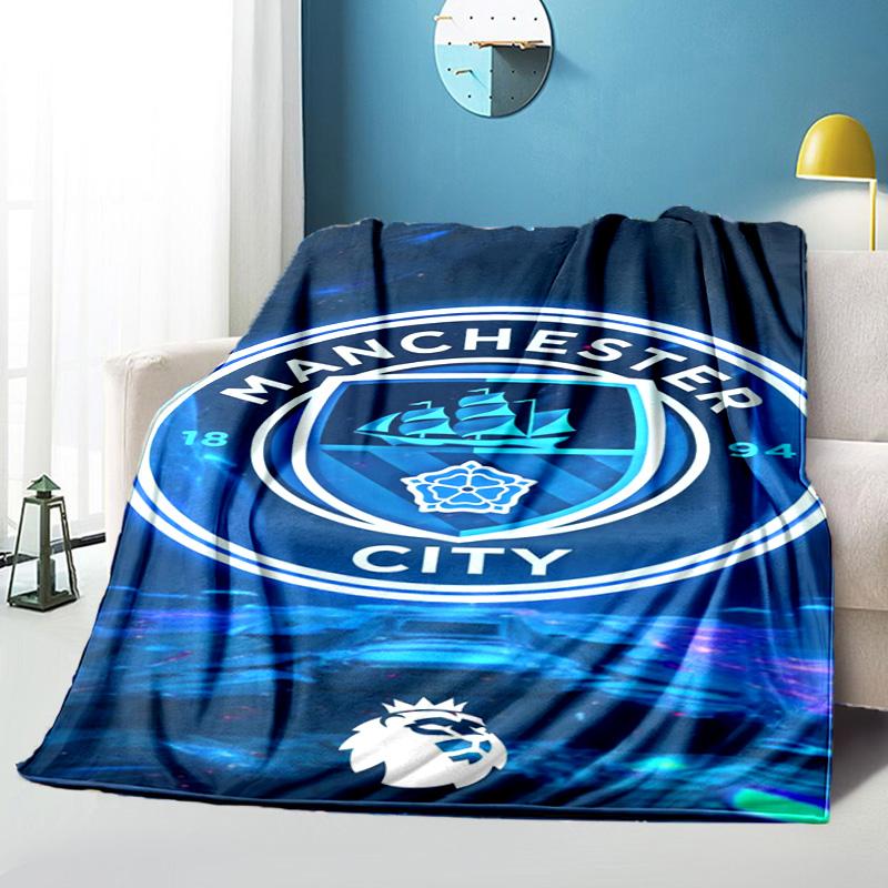 City Football Club Printed Throws Blanket Soft Flannel Blankets for Couch Bed Gifts for Men Women Picnic Blanket Christmas Gifts