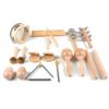 Montessori Dziecięce Instrumenty Muzyczne - Drewniane Dzwonki do Edukacji Wczesnoszkolnej