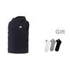 adidas Gilet sans manches à capuche Helionic en duvet pour homme KH3995