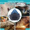 3200 Dust Mask Reusable Half Face Cov    Mask with Filt  Cotton KN95 Dust-Proof Mask Suitable for Industry, Dust Prevention, Grinding, Deco