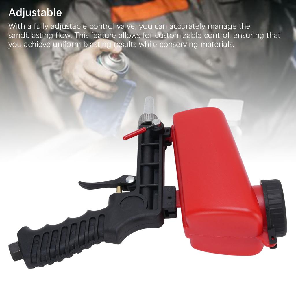 Pneumatischer Sandstrahler Einstellbare Hand-Sandstrahlmaschine für Wartung Renovierung Polieren