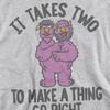 Sesame Street Unisex Adult Takes Two Sweatshirt