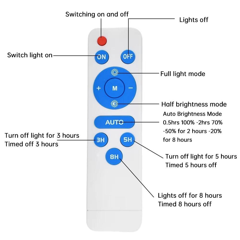 Wireless IR Remote Control LC 1299 Remote for Solar LED Lights Floodlights and Street Lights