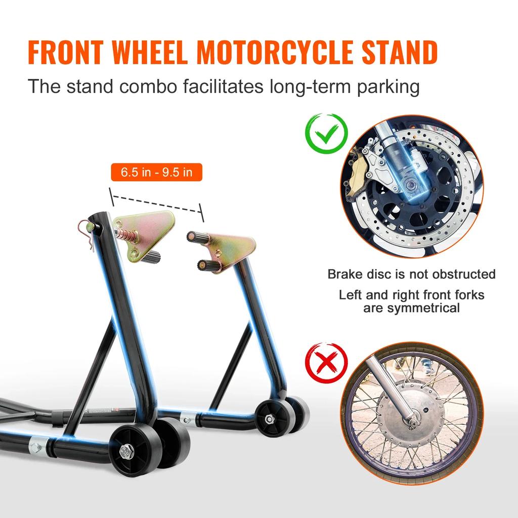 Universal Motorcycle Front / Rear Wheel Lift Stand Universal For Yamaha/Honda/Kawasaki/Suzuki/BMW Motorcycle Tire Repairing Tool