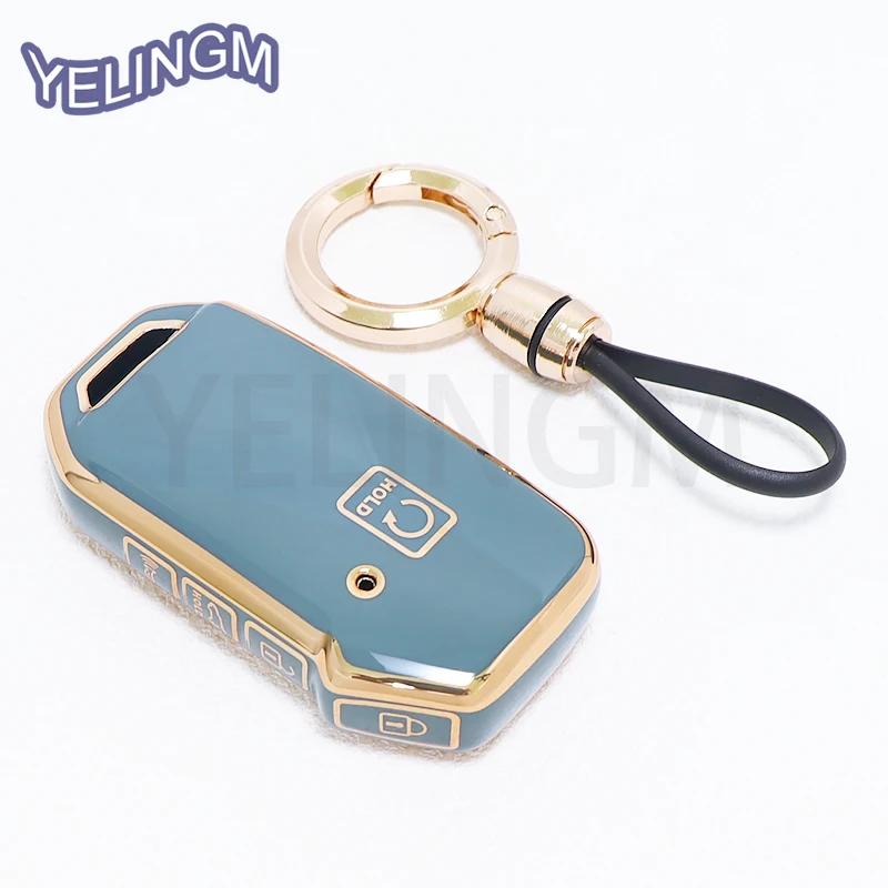Remote Key Smart 5 Button Tpu Car Key Case Cover For Kia Telluride Telluride Sx Sportage R K5 Gt Line Seltos