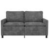 Sofa Light Grey 156 X 81 X 87.5 Cm Polyester