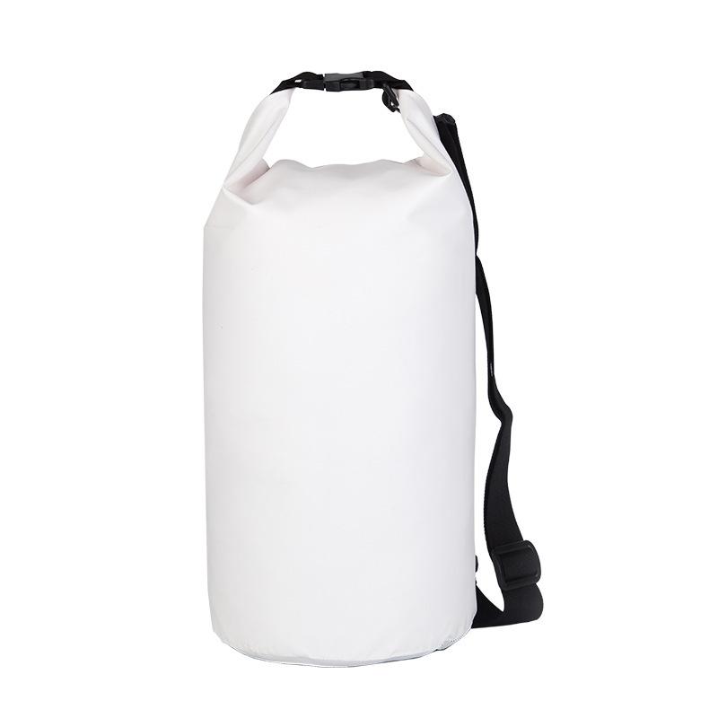 Factory Direct Sales Stock Outdoor Waterproof Bucket Bag Single-Shoulder Double-Shoulder Rafting Swimming Floating Dry Bag