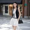 Women's Lyocell Blend High-Waist A-Line Casual Shorts