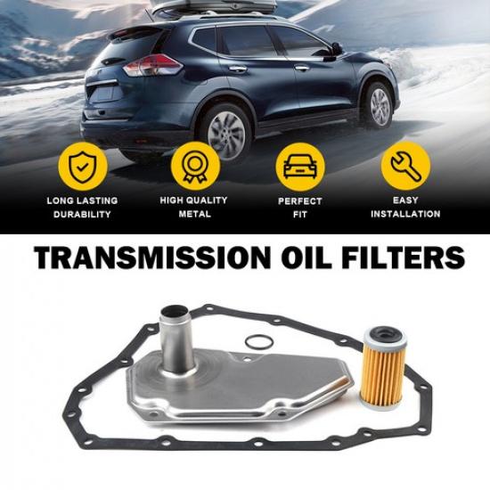 

Fit Nissan Versa 2012- Altima Transmission Oil W/Pan Filters Gasket 3PCS