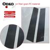 4Pcs Car Window Door Column B C Pillar Post Cover Trim For Mazda 2 Hatchback 2007-2013 Glossy Black PC Sticker Car Accessories