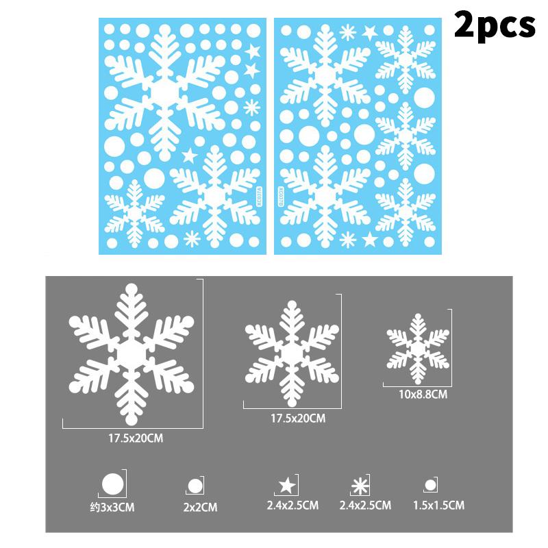 

Hot Sale Christmas Stickers Santa Claus Glass Doors And Windows Without Trace Static Cling Children S Room Christmas Decoration A3