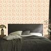 Small Flowers Wallpaper Cream and White for Living Room and Bedroom 50x1000