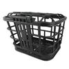 Bike Front Basket Large Capacity Anti Extrusion Black PC Material Detachable Bike Basket with Lid for Electric Bike