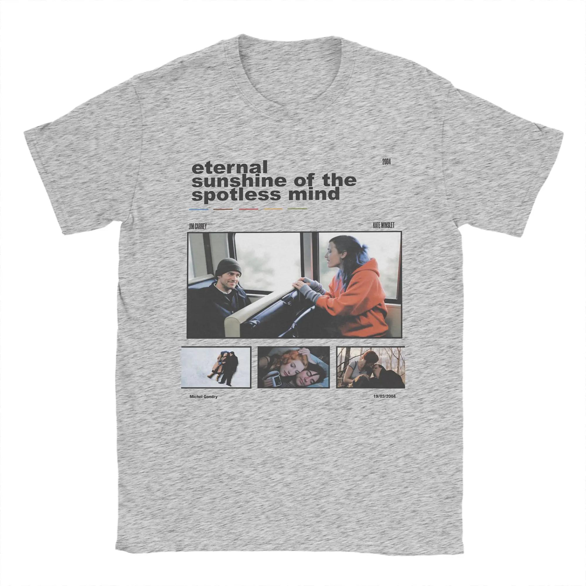 

Eternal Sunshine of The Spotless Mind T Shirts Unisex Women Vintage TShirts Crew Neck Tee Shirt Short Sleeve Clothes Summer S